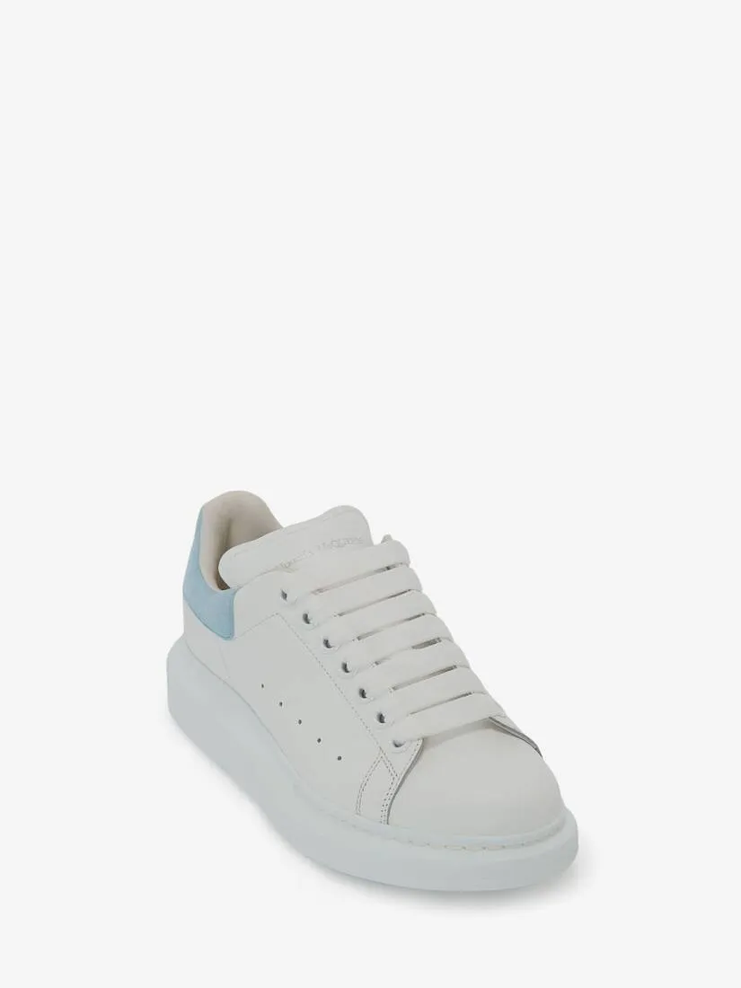 Women's Oversized Sneaker in White/powder Blue