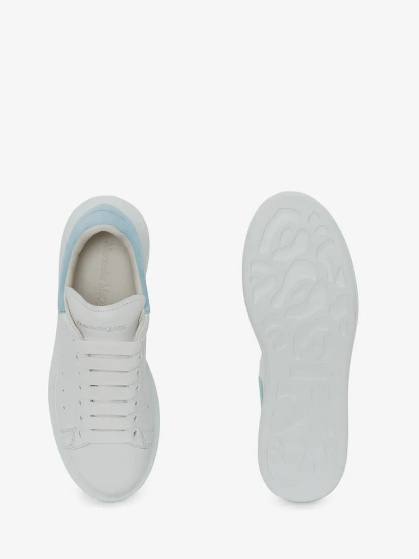 Women's Oversized Sneaker in White/powder Blue