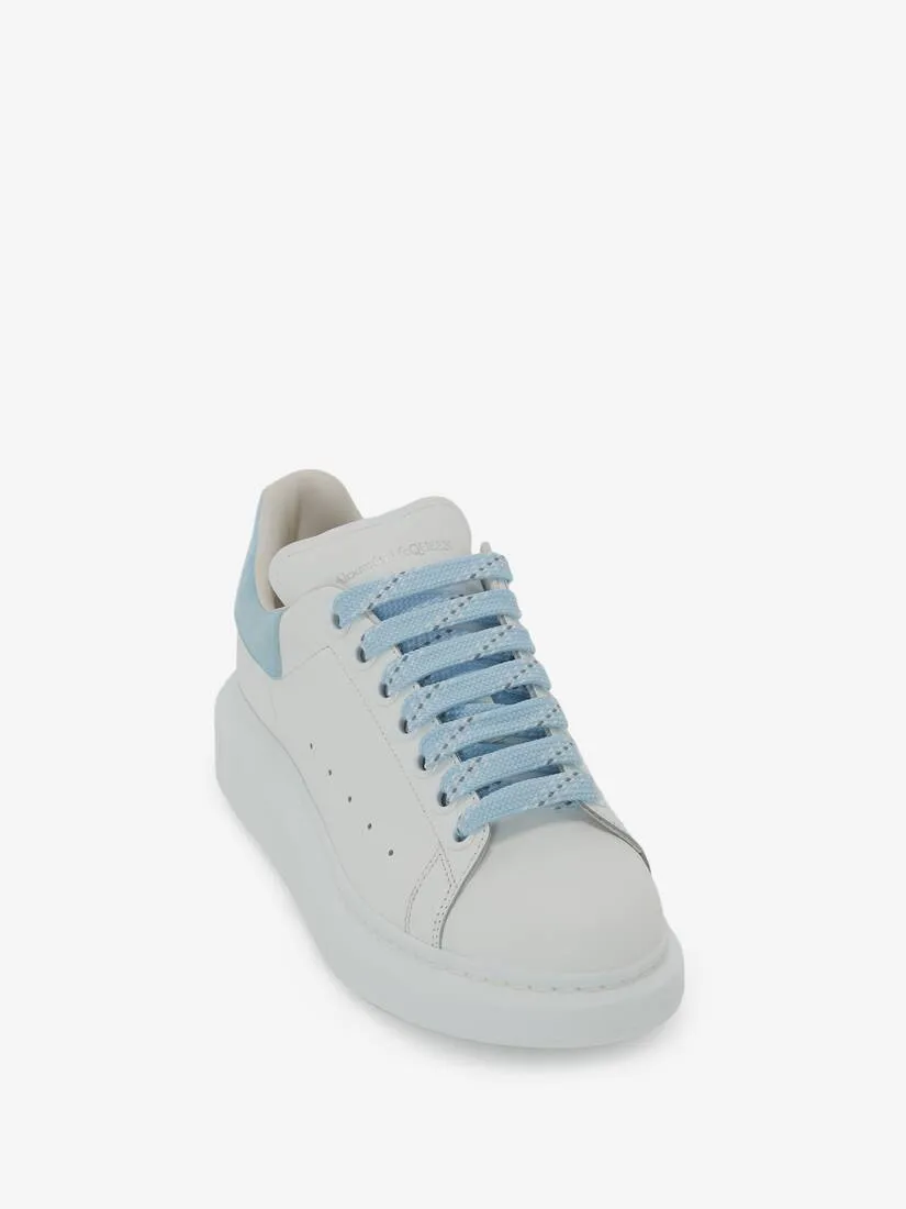 Women's Oversized Sneaker in White/powder Blue