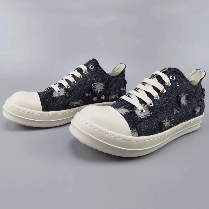 Women's Summer Casual Lace-Up Dailywear Outdoor Canvas Shoes