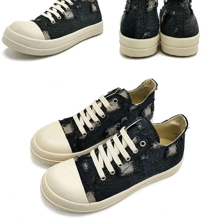 Women's Summer Casual Lace-Up Dailywear Outdoor Canvas Shoes