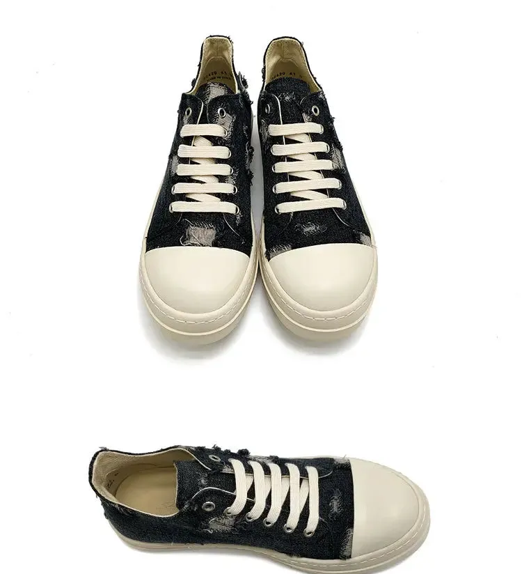 Women's Summer Casual Lace-Up Dailywear Outdoor Canvas Shoes