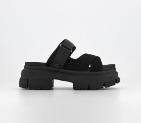 Womens UGG Ashton Slides Black