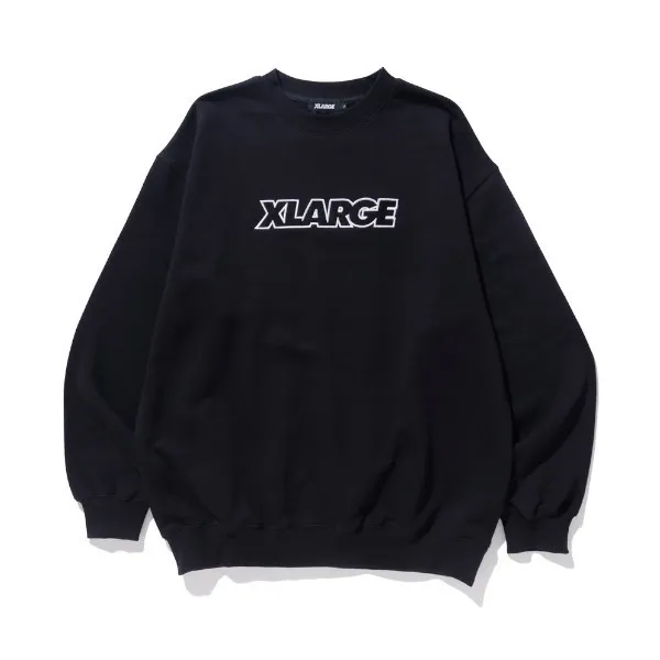 X-Large  |Pullovers Unisex Sweat Street Style Long Sleeves Plain