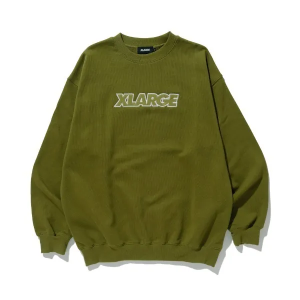 X-Large  |Pullovers Unisex Sweat Street Style Long Sleeves Plain