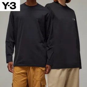 Y-3  |Crew Neck Unisex Long Sleeves Plain Cotton