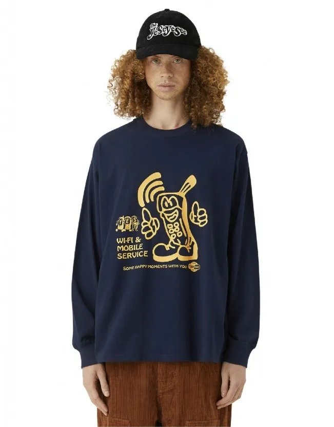 YESEYESEE  |Street Style Long Sleeves Long Sleeve T-shirt Logo