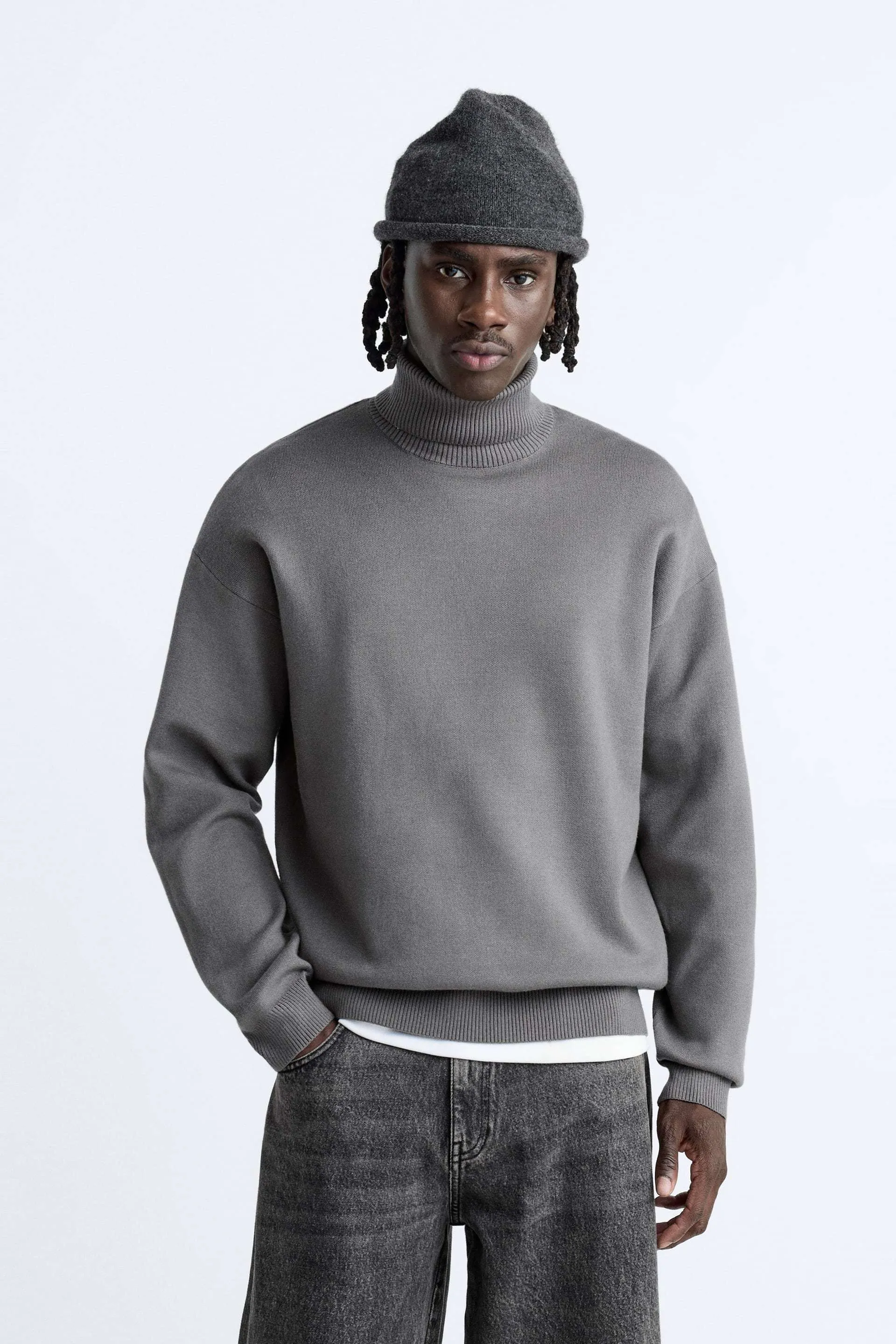 ZARA  |Pullovers Unisex Nylon Street Style Long Sleeves Plain